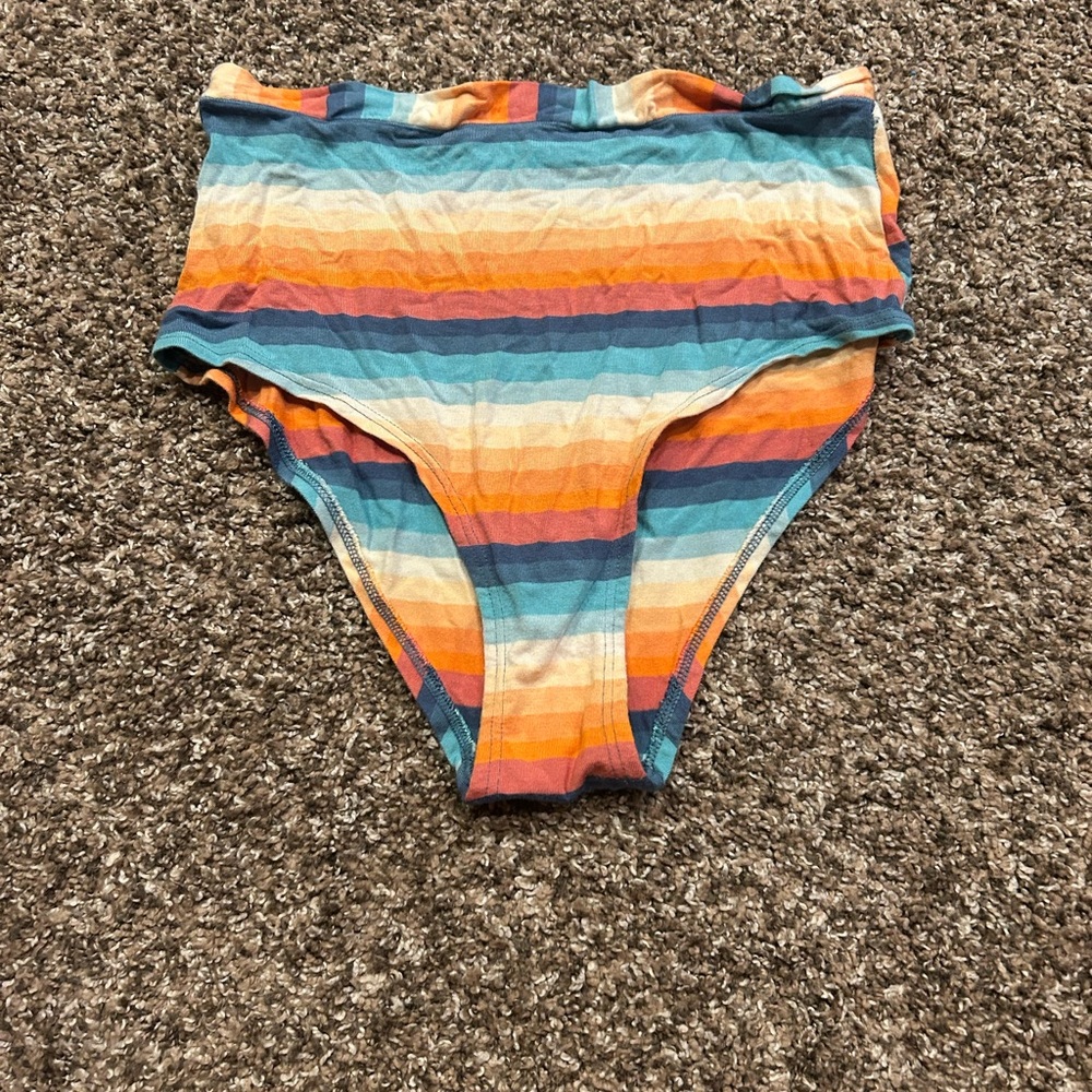 Striped High-Waisted underwear Bottoms